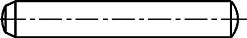 Dresselhaus Zylinderstifte gehärtet, Stahl Toleranzfeld m6 73182400 5 x 30 mm 100 Stück von Dresselhaus