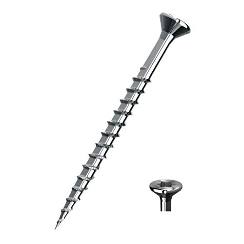 JD Plus Universalschrauben Edelstahl A2 | Abmessung: 4,5 x 70 MM | VE: 200 STCK | Mit I-Stern, Senkkopf, Teilgewinde Fräsrippen unter dem Kopf JD Plus Universalschrauben Edelstahl A2 | Abmessung: 4,5 x 70 MM | VE: 200 STCK | Mit I-Stern, Senkkopf, Teilgewinde Fräsrippen unter dem Kopf von Dresselhaus
