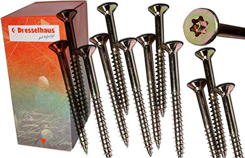 Torx Spanplattenschrauben 5,0 x 80 mm, Dresselhaus JD79, I-Stern, 200 Stk/Paket von VORAGA