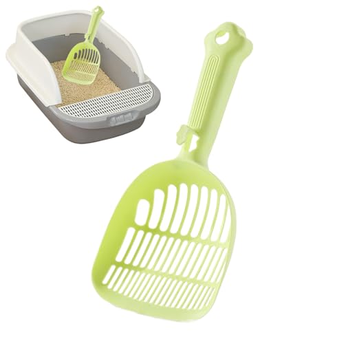 Dreuhuing Katzenstreu-Schaufel - Schaufel für die Katzentoilette - Ergonomische Schaufel Mit Langem Griff Zur Einfachen Reinigung Von Haustieren Im Innenbereich Dreuhuing Katzenstreu-Schaufel - Schaufel für die Katzentoilette - Ergonomische Schaufel Mit Langem Griff Zur Einfachen Reinigung Von Haustieren Im Innenbereich von Dreuhuing