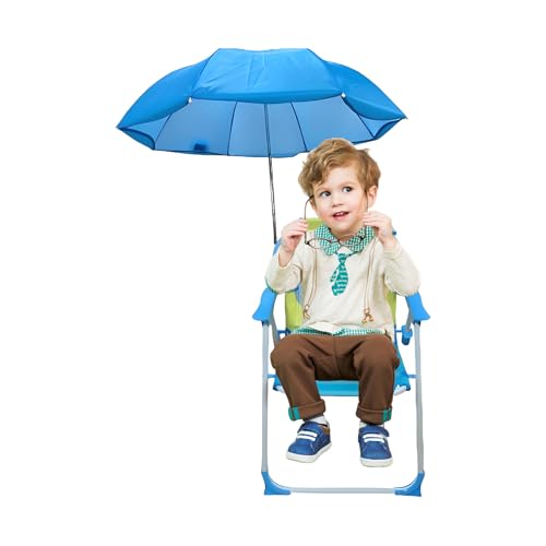 Dreuhuing Kinder Gartenstuhl - Kinder Strandstuhl Mit Sonnenschutz | Tragbarer Sitz Mit Sonnenschirm Und Klappfunktion Für Kleinkinder Garten Terrasse Pool Picknick Reisen Urlaub Outdoor Dreuhuing Kinder Gartenstuhl - Kinder Strandstuhl Mit Sonnenschutz | Tragbarer Sitz Mit Sonnenschirm Und Klappfunktion Für Kleinkinder Garten Terrasse Pool Picknick Reisen Urlaub Outdoor von Dreuhuing