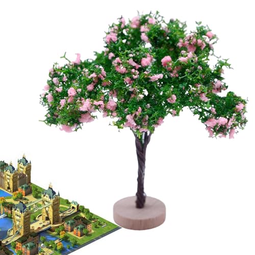 Dreuhuing Modellbaum,Gefälschter Baum für Heimwerker - Modellbahnlandschaft, grüner gefälschter Baum für Projekte, DIY-Landschaftslandschaft, Waldlandschaft von Dreuhuing