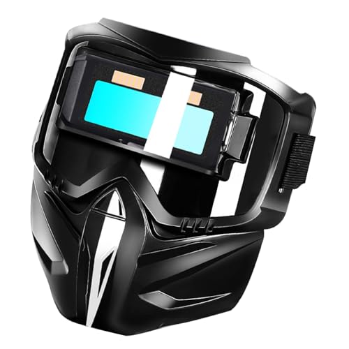 Dreuhuing Schweißhelm Mit Automatischer Abdunklung Augenschutz - Schutzschild Für Schweißarbeiten,Für Werkstatt Modellbau Baustelle Kfz-Reparatur von Dreuhuing