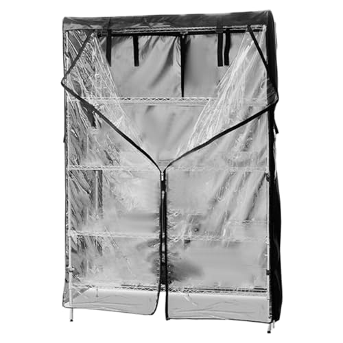 Dreuhuing Wasserdichte Regalabdeckung, Regalschutz mit Reißverschluss, rutschfest, mit Reißverschluss, wetterfest, rostfrei, für Zuhause, Küche, Badezimmer, Schrank Dreuhuing Wasserdichte Regalabdeckung, Regalschutz mit Reißverschluss, rutschfest, mit Reißverschluss, wetterfest, rostfrei, für Zuhause, Küche, Badezimmer, Schrank von Dreuhuing