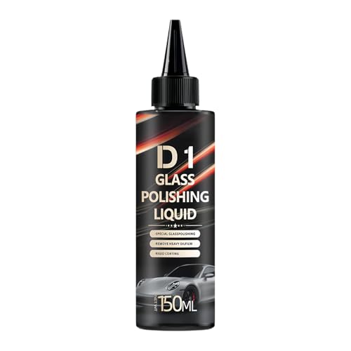 Dreuhuing Windshield Polish - 150 ML Wasserflecken Ölfilm Entferner | Autokratzer Reparatur - Für Innenbereich Duschtür Detaillierung Spiegel Scheinwerfer von Dreuhuing