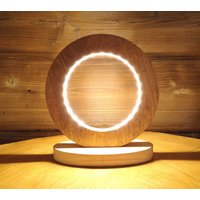 Lampe Aus Eichenholz von DrewnoKosmider