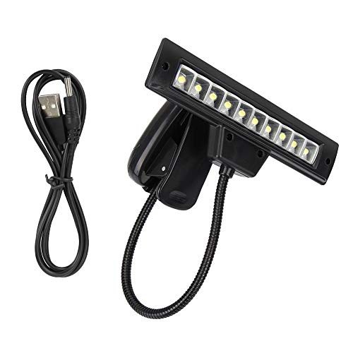 Drfeify Clip On Notenpultleuchte, Flexible LED Notenpultleuchte Playing Accessories für Notenpult, Klavier, Orchester Grube, Schreibtisch Musical Instrument Accessories Drfeify Clip On Notenpultleuchte, Flexible LED Notenpultleuchte Playing Accessories für Notenpult, Klavier, Orchester Grube, Schreibtisch Musical Instrument Accessories von Drfeify