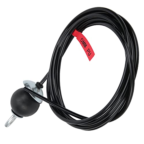 Drfeify Edelstahl -Kabeldrahtseil, 220lb Ziehkraft, Einfache Installation, Ideal für die Stärkung der Muskeln zu Hause oder Im Fitnessstudio (2m / 6,56 Fuß) von Drfeify