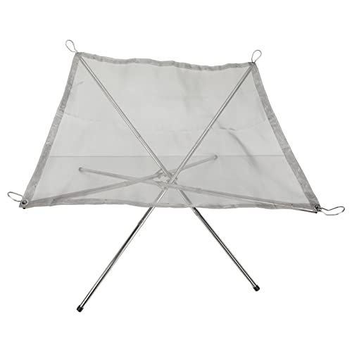 Drfeify Edelstahl -Mesh Feuerstelle Klappbarme Grill Klapper BBQ Grill Faltbares mit 4pcs -Halterung Kreuzdesign für Kochcamping Heizung Im Freien Drfeify Edelstahl -Mesh Feuerstelle Klappbarme Grill Klapper BBQ Grill Faltbares mit 4pcs -Halterung Kreuzdesign für Kochcamping Heizung Im Freien von Drfeify