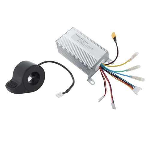 Drfeify Elektrischer Roller Daumen Drosselklappe Kabel Set Sichere Verwendung Stabiler Geschwindigkeitsregelung für Elektro -Scooter -Baugruppenzubehör Metall Gummi DC 36V von Drfeify