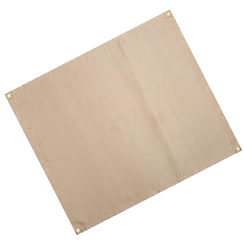 Drfeify Feuerstelle Mattenfaserfaser Feuerfest Hohtemperaturbeständig für Camping Im Freien Khaki (30 x 30 cm) von Drfeify