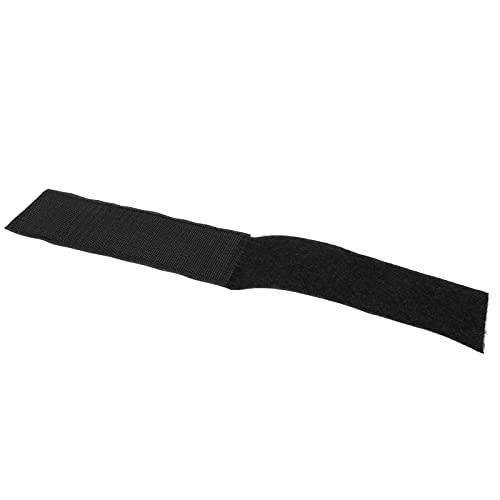 Drfeify Haken- und Schleifenklebebandkabel Fest Festgelegtes Gurt für Gepäckfeuerlöscher Platzsparende Speicherorganisator Schwarzer Polyester 5 X 30 Cm von Drfeify