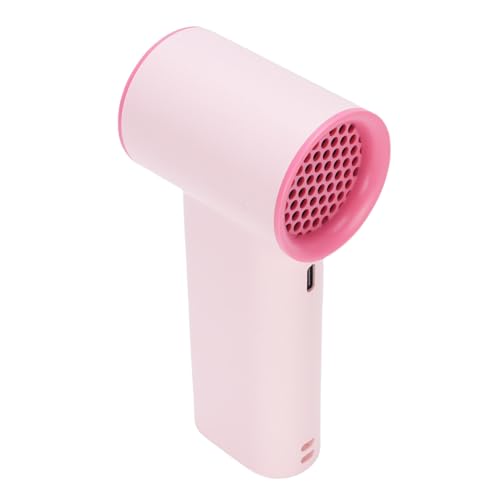 Drfeify Handheld -Lüfter, Hochgeschwindigkeitsschrittverstellbares Digitales Display USB Wiederaufladbarer Leiser Kleiner Taschenlüfter mit 3600 -mAh -Akku für das Reisecamping (PINK) von Drfeify