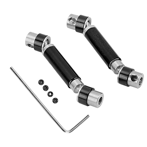 Drfeify Langlebige RC -Autoübertragungsachse, Aluminiumlegiermaterial, Einfach zu Installieren, für FMS 1/24 FCX24 Crawler Geeignet (BLACK) von Drfeify