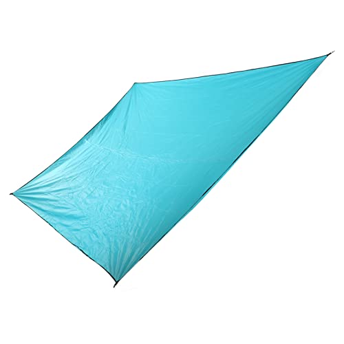 Drfeify Langlebiger Rechteck UV Block Baldachin Sonnenschatten Segel mit 90% Schattenabdeckung -Rectangle Sun Banach für Veranden Parks Pavillons, Material: Leinwand, Edelstahl (Seeblau) von Drfeify