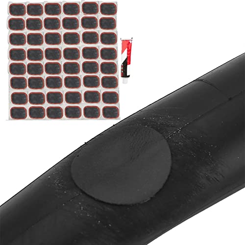 Drfeify Motorradfahrrad -Reifen -Patch Kit Leichte Verschleiß Resistente Zubehör 48 Stcs, Geeignet für Fast Alle Gummierten Produkte Geeignet (48 Stücke in kleiner Trompete) von Drfeify