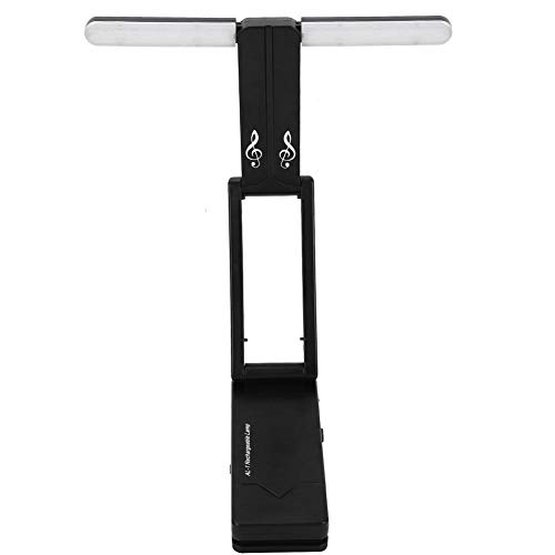 Drfeify Notenpultlampe, 12 * 7 * 5 cm / 4,7 * 2,8 * 2,0 Zoll LED-Schreibtischlampe wiederaufladbares USB-Notenlicht voll aufgeladen für 6 Stunden für alle Arten von Notenpult von Drfeify
