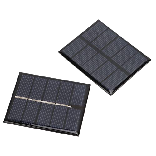 Drfeify Polysilicon Solarpanel Effizient und Leicht zu Tragen für Elektrogeräte mit Niedriger Leistung 2PCS Solarmodule für Außenwerbung von Drfeify