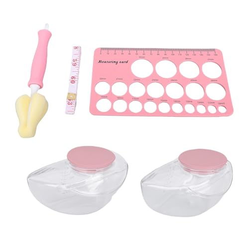 Drfeify Stillende Teile Ersatz, mit Silikon Nippel Lineal, 150ML Sammlung Flaschen, Messung Band Bürste für M9 Tragbare Brust Pumpe Drfeify Stillende Teile Ersatz, mit Silikon Nippel Lineal, 150ML Sammlung Flaschen, Messung Band Bürste für M9 Tragbare Brust Pumpe von Drfeify