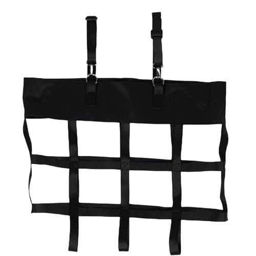 Drfeify Sturdy Nylon Horse Stall Fan Holder, Adjustable Metal Locking Buckle, mit Boxlüftertasche, Hanging Web Box Fan Holder for Horse Stall von Drfeify
