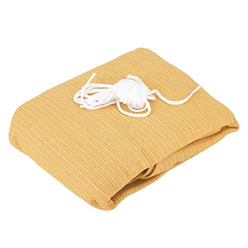 Drfeify Triangle Sun Shade Segel Segel Banachabdeckung Nettoqualität HDPE -Material für Terrasse Garten 3 * 3* M Sonnenschutznetz mit UV -Blockierung für Decks, Schwimmbäder Sandgelb von Drfeify