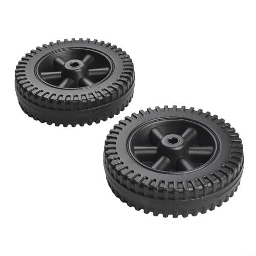 15,2 cm Grill-Räder, Ersatzteile, 2 Stück, Kunststoff, multifunktionale Grill-Räder (schwarz) von Drhomeam