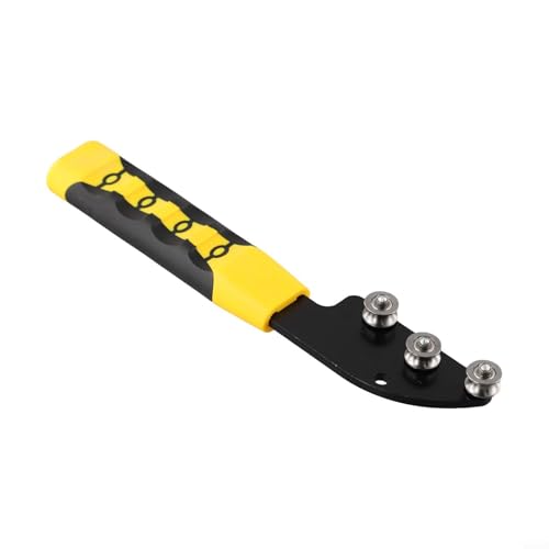 2-teiliges ergonomisches Drahtglätter, Metall-Werkzeug-Set für Schmuckherstellung und elektrische Wartung mit komfortablem Griff (1 Stück) von Drhomeam