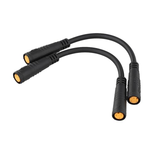 2 x wasserdichtes 3-poliges Kabel für E-Bike-Display-Konvertierung mit M8-Anschluss (weiblich) von Drhomeam