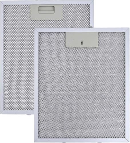 340 x 280 mm Dunstabzugshaubenfilter für Dunstabzugshaube, 5-lagiges Aluminiumgeflecht, Ersatzfilter für Küchengeräte zu Hause (2 Stück) von Drhomeam