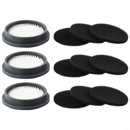 3er-Pack Filter und 9er-Pack Schwammfilter Ersatz für Afoddon A200Pro A200 für ORFELD B08 C10A C10G für NEQUARE S12 S25 S26 S25Pro Serie schnurloses Staubsaugerzubehör 3er-Pack Filter und 9er-Pack Schwammfilter Ersatz für Afoddon A200Pro A200 für ORFELD B08 C10A C10G für NEQUARE S12 S25 S26 S25Pro Serie schnurloses Staubsaugerzubehör von Drhomeam