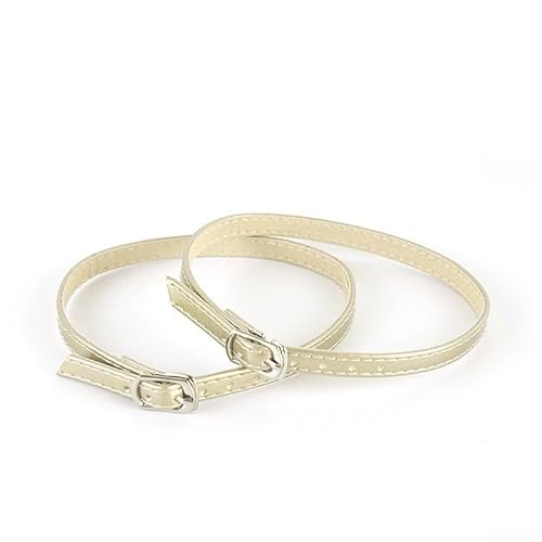 Abnehmbare Schuhbänder mit verstellbaren Schnallen für verbesserte Passform und Unterstützung (Gold) von Drhomeam