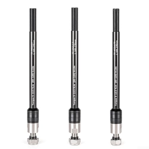 Aluminiumlegierung Fahrradanhänger Steckachse Adapter Einstellbare Länge Fahrrad Vorderradgabel Achse 160-178mm Für Mountainbike Teile Zubehör (P1.0) von Drhomeam