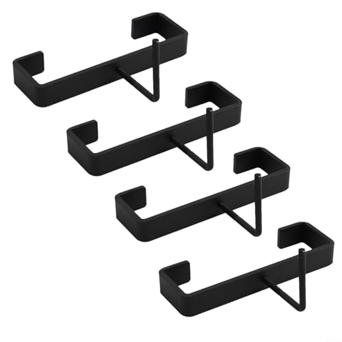 Betonpfostenhalterungen, Zaunpaneel-Clips, Metall, Betonpfostenclips für den Außenbereich, Garten, Zaunpaneel, Halterung, Sicherheits-Befestigungsklemme (4 Stück) von Drhomeam