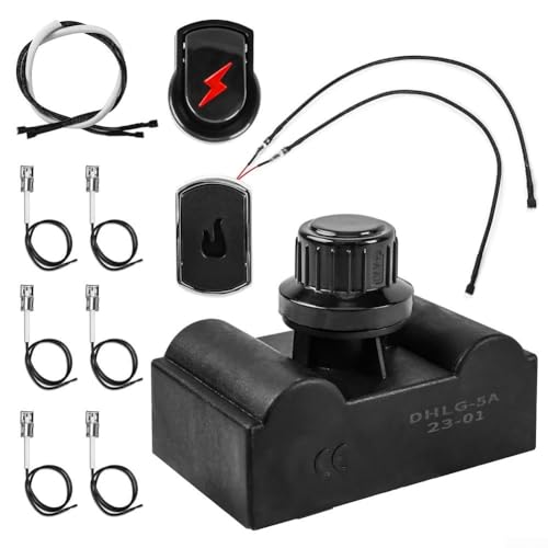 Elektronisches Zündmodul-Set, 2/4/5 Ausgänge, elektronischer Zündschalterknopf für G511-0055-W1 (5 Köpfe) von Drhomeam