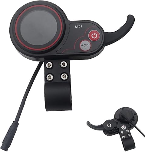 Elektroroller Daumengashebel, Kunststoff Daumengas mit LT01 LCD Display Bedienfeld für Kaabo für Mantis 8 für Mantis 10 Wolf Elektroroller Elektroroller Daumengashebel, Kunststoff Daumengas mit LT01 LCD Display Bedienfeld für Kaabo für Mantis 8 für Mantis 10 Wolf Elektroroller von Drhomeam