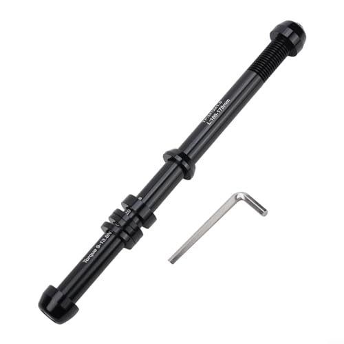 Fahrradtrainer Steckachsenadapter Aluminiumlegierung 12 mm P1.0/P1.5/P1.75 Steckachsen Spieß für Fahrrad-Hinterrad-Befestigungstrainer (P1,5) von Drhomeam
