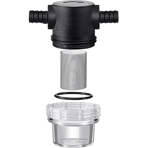 Für Wasserpumpe Rohrfilter mit 50 Mesh Edelstahlsieb für Sprühgeräte und Hochdruckreiniger Für Wasserpumpe Rohrfilter mit 50 Mesh Edelstahlsieb für Sprühgeräte und Hochdruckreiniger von Drhomeam