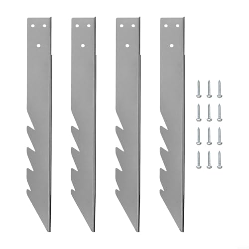 Gartenschaukel-Set, Bodenanker, 4 robuste verzinkte Stahl für sicheren Aufbau von Drhomeam