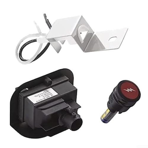 Gas für Zündung Kit Druckknopf Zünder Montage ersetzen passend für Weber 80462 Q100 Q120 Q200 Q220 Grill Ersatzteile von Drhomeam