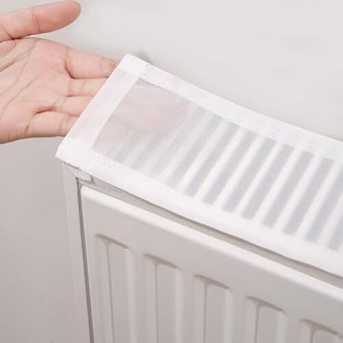 Heizkörper-Staubabdeckung, kratzfester Stoff, Heizkörperabdeckung, magnetische Fixierung, Heizkörperabdeckung, Heizkörperschutzabdeckung für Heimheizkörper (80 cm) von Drhomeam