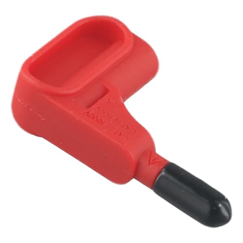 Magnetische Sonden für Multimeter, 4 mm, Bananenspitze, kompaktes Design für effiziente magnetische Messungen (rot) von Drhomeam