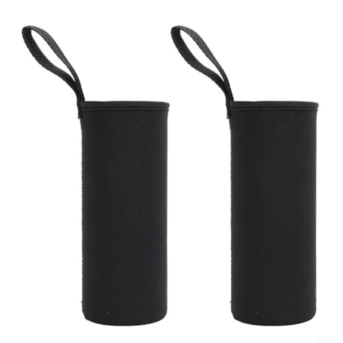 Premium Thermohülle für Trinkflaschen sorgen für die perfekte Getränketemperatur, 2 Stück (750 ml schwarz) von Drhomeam