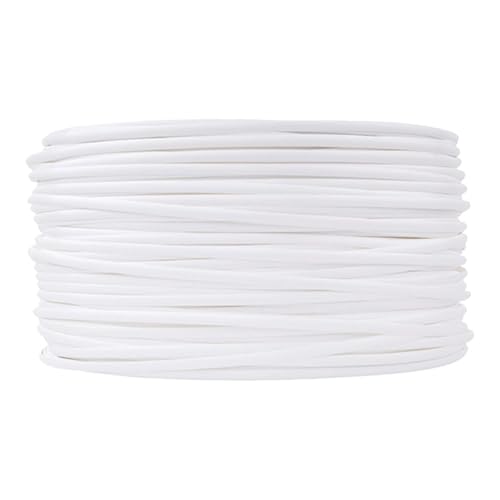Rattan-Gewebematerial für Möbel, Reparatur-Set für DIY-Projekte und Bastelbedarf (weiß) von Drhomeam