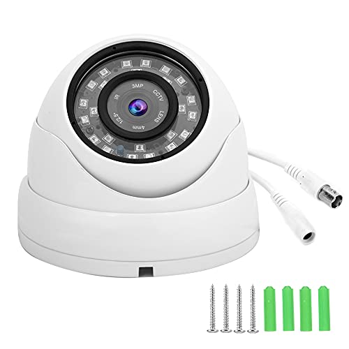 DriKou 1080p CCTV Dome Kamera AHD -Kamera Überwachung NTSC -System für Busbootauto (Weiß) von DriKou