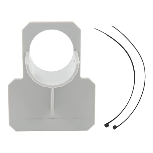DriKou 3,7 cm Schwimmbadrohrhalter, oberhalb gemahlener Poolschlauchschlauchschlauchstütze mit Bändern Grau für Schwimmbad von DriKou