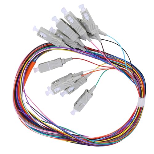 DriKou Faser -Pigtzail -Kabel, Multimode -Trägerklassenstufe 12 Pol SC UPC 62.5/125 mit PVC -Schale für lokale lokale Netzwerke der faserfaser von DriKou