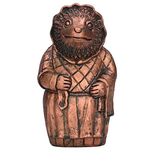 DriKou Hedgehog Gartenstatue, Hedgehog Form süßes Aussehen Harzmaterial Hedgehog Figur für Wohnzimmer, Studienräume, Lernräume von DriKou