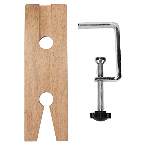 DriKou Jewelry Table Clamp Wooden,Vice Workbench Processing Fixing Tools for Precision Jewelry Making and Workbench Crafting von DriKou