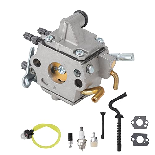 DriKou Kettensägen -Vergaser, Hochleistungsmetall -Ersatz Vergaser Easy Installation MS192T MS192TC -Kettensägen mit Dichtungsstecker Zündkerzen Kraftstofffilter Zubehör von DriKou