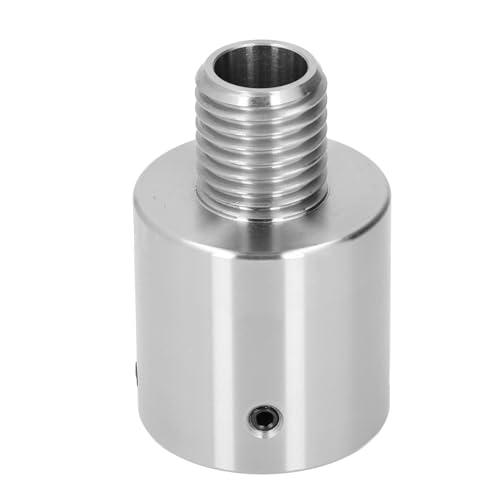 DriKou Woodworking Lathe Headstock Spindle Adapter, Thread Chuck Insert Adaptor Steel Faceplate 1in‑8TPI to 33mm for Industry von DriKou